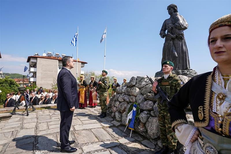 Ο Α. Τζιτζικώστας στις εκδηλώσεις για τη 201η επέτειο από το Ολοκαύτωμα της Νάουσας φωτο10 (23/4/2023)