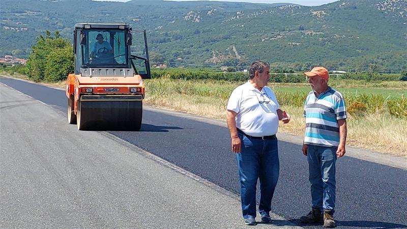 Άψαλος-Ξιφιανή, ασφαλτόστρωση. (21/7/2023)