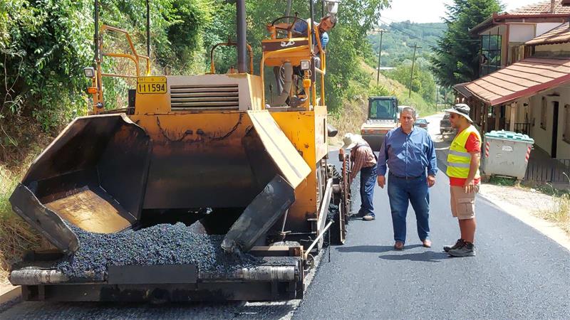 Αρχάγγελος ολοκληρώθηκε η ασφαλτόστρωση (14/7/2023)