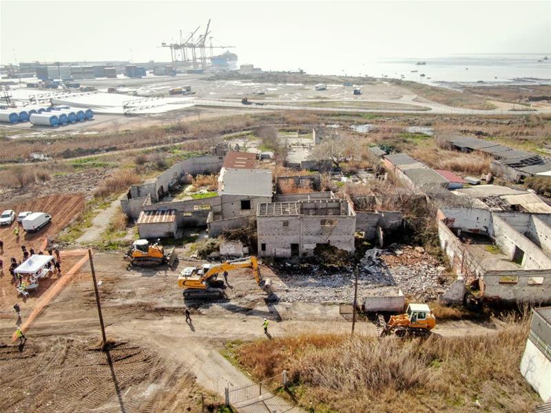 Ο Α. Τζιτζικώστας στην έναρξη κατεδάφισης κτισμάτων των παλιών βυρσοδεψείων στη δυτική Θεσσαλονίκη φωτο16 (27/2/2024)